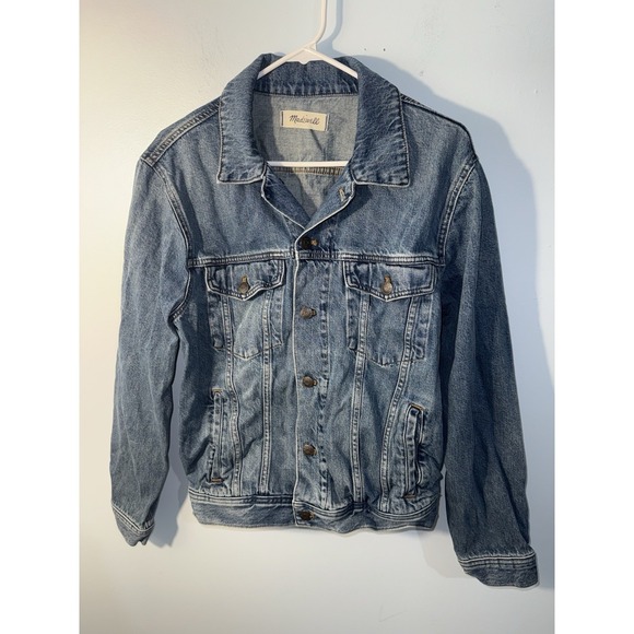 Madewell Jackets & Blazers - MADEWELL Women's Jean Jacket Denim Pockets Button Blue Style MA254 Size L